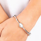 Chiseled Craze – White | Paparazzi Bracelet