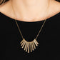 Leading MANE – Gold | Paparazzi Necklace