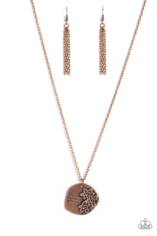 Planted Possibilities – Copper | Paparazzi Necklace