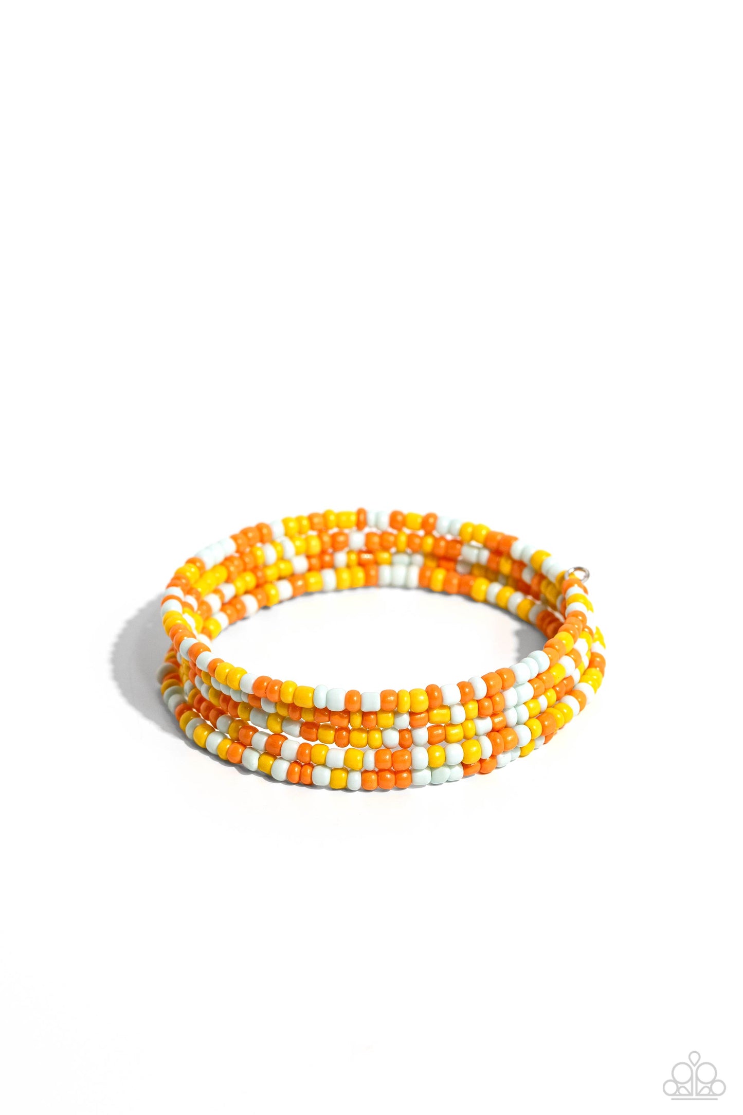 Coiled Candy Paparazzi Accessories Bracelet Yellow