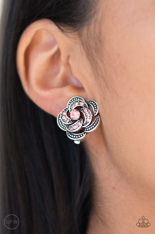Garden Glitter Paparazzi Accessories Clip On Earrings
