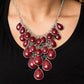 Shop Til You Teardrop – Red | Paparazzi Necklace