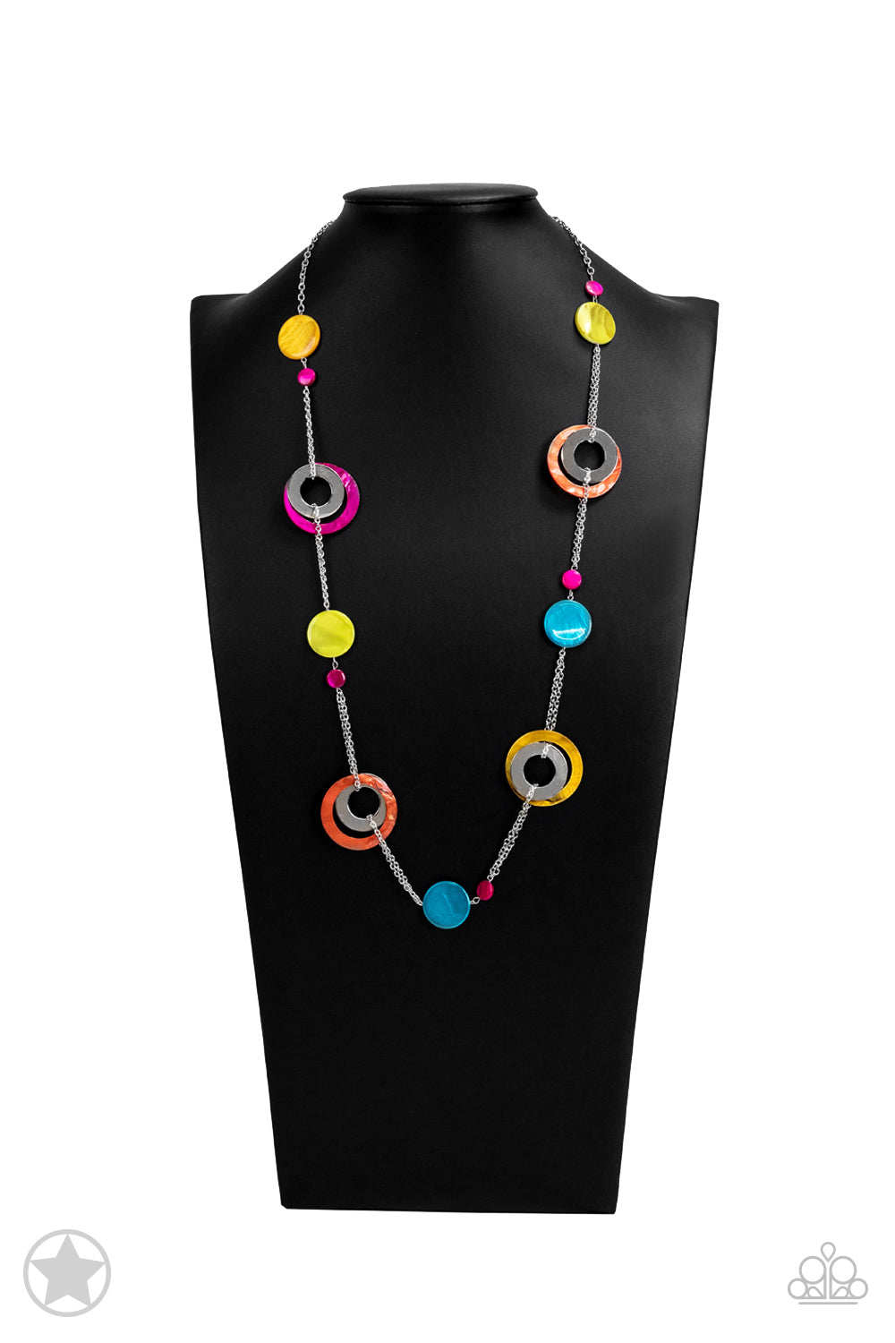 Kaleidoscopically Captivating Best Seller Paparazzi Accessories Necklace with Earrings