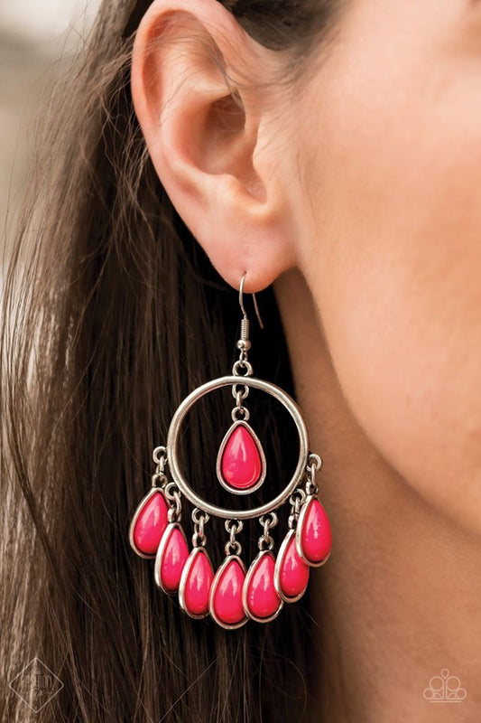 Flirty Flamboyance Paparazzi Accessories Earrings