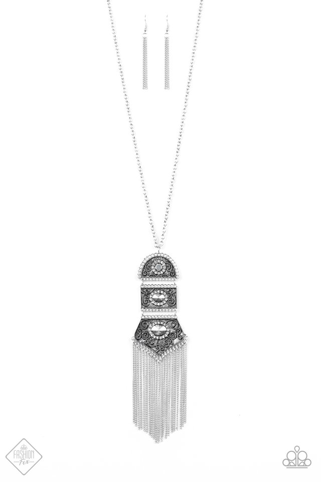 Tassel Tycoon Paparazzi Accessories Necklace with Earrings