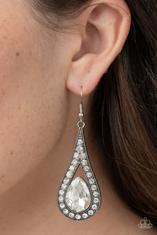 Spun Out  Paparazzi Accessories Earrings
