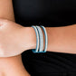 Rebel In Rhinestones – Blue | Paparazzi Bracelet